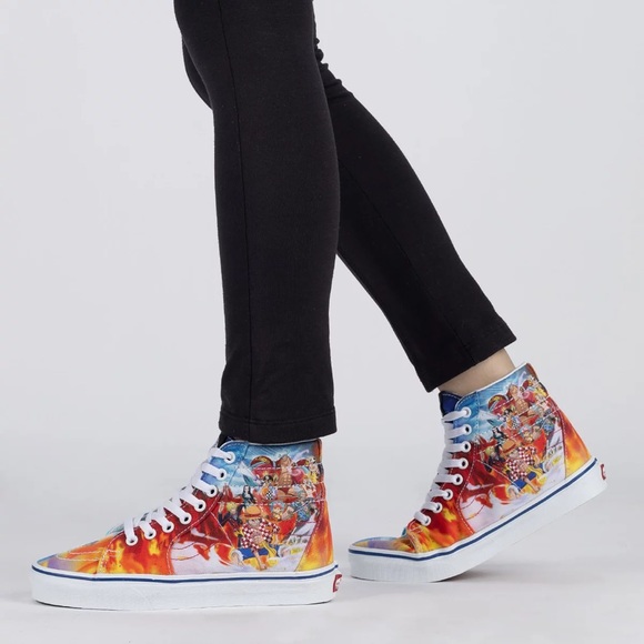 •HP• Vans x One Piece Sk8-Hi Punk Hazard Skate Sneakers - Picture 15 of 16